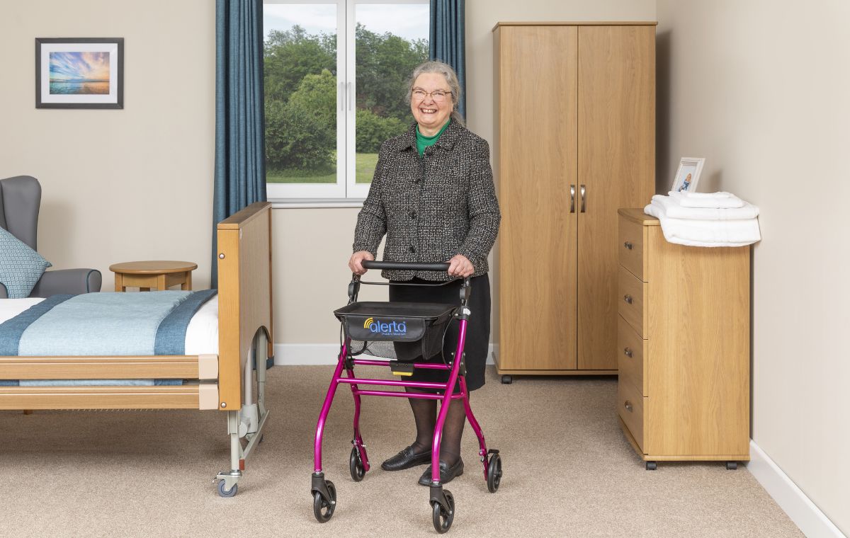 Alerta Four Wheel Aluminium Indorr Rollator