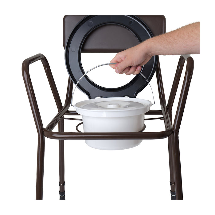 Adjustable Height Stacking Commode