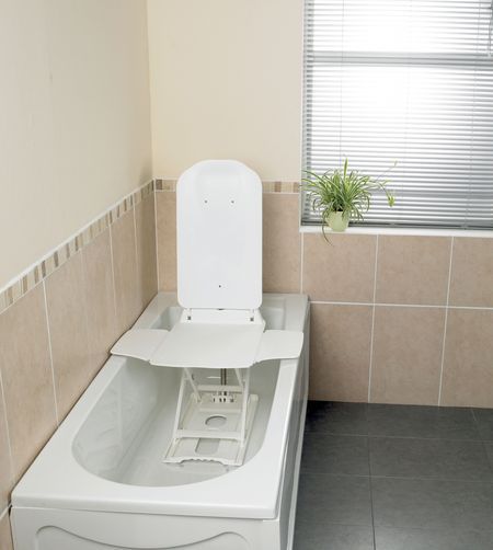 Bathmaster Deltis Bathlift with white covers