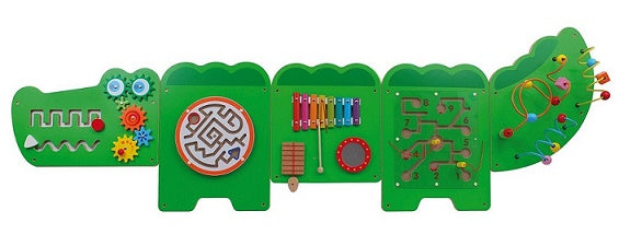 Childrens Sensory Crocodile Activity Wall Panel