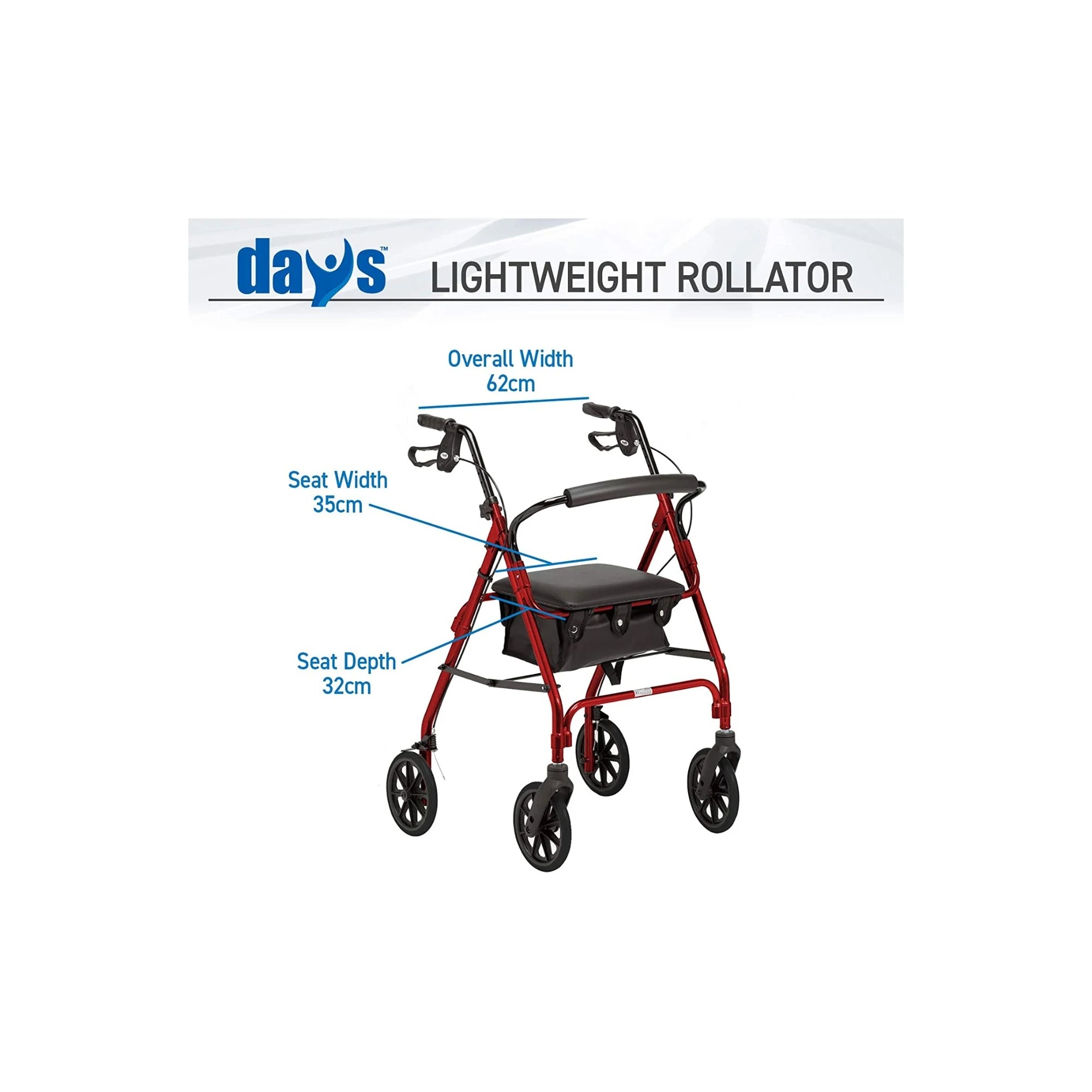 Lightweight Aluminium Rollators