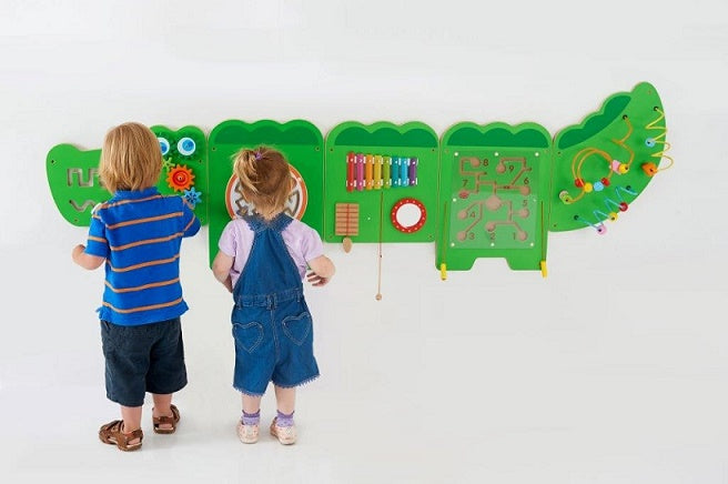 Childrens Sensory Crocodile Activity Wall Panel