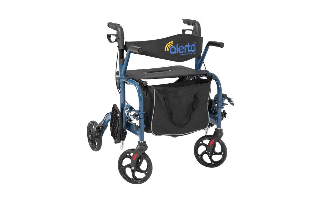 Alerta Aluminium 2-in-1 Wheelchair Rollator