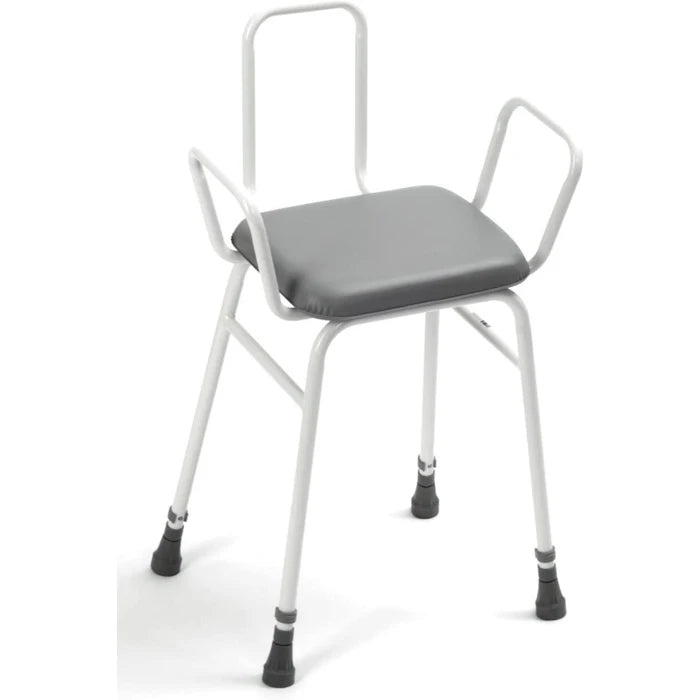 Homecraft Adjustable Height Perching Stool / With Arms & Back