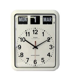 Large Analogue Calendar Wall Clock