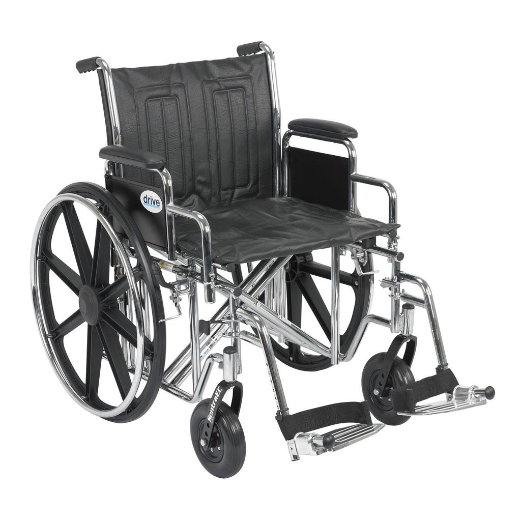 Bariatric Sentra EC Self-Propelled Wheelchair